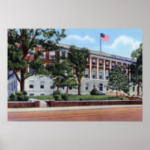 Winston Salem North Carolina Municipal Building Posters