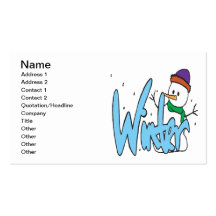 Winter 3 business card