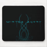 Winter Agony Teal DNA Mouse pad mousepads