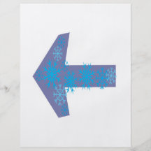 Winter Arrow Left Flyers