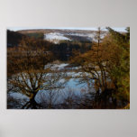 Winter at Derwent Reservoir Print