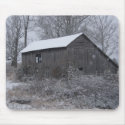 Winter Barn Mousepad
