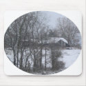 Winter Barn mousepads