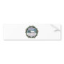 WINTER BARN & WREATH by SHARON SHARPE Bumper Stickers