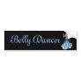 Winter Belly Dancer Sticker Bumper Sticker