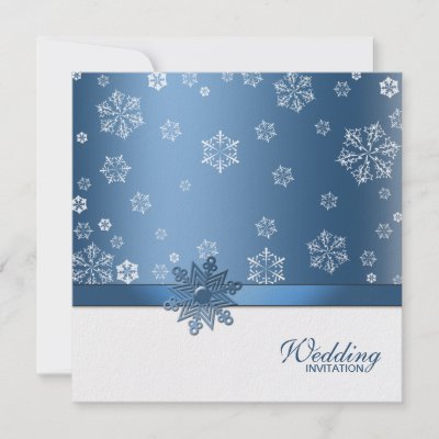 Blue And White Wedding Invitations