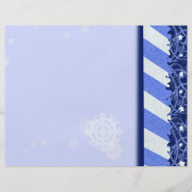 Winter Blue Personalized Flyer