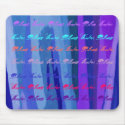"Winter Blues I" Mousepad - Customizable
