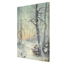 Winter Breakfast Canvas Prints