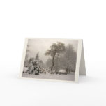 Winter Bridge Greeting Card Custom or Blank Card