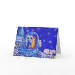Winter Carriage Ride Card