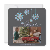 Winter Christmas Flowers Holiday Greetings Custom Invites