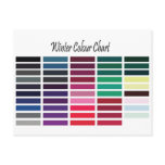 Winter Colour Chart