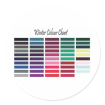 Winter Colour Chart