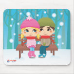 Winter Couple Mousepad