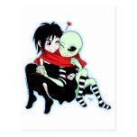 Winter Cuddle PostCard postcards