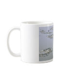 winter - danube river in frosty day mugs