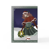 Winter Elf Holiday Greeting Card