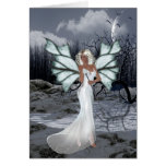 Winter Fairy D4 Blank Fantasy Greeting Card