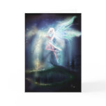 Winter Fairy Fantasy Art Greeting Card, Blank
