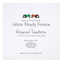 Winter Farm Wedding Invitation