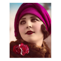 Winter Fashionable Postcards