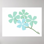 Winter Flower Branch Poster posters