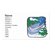 Winter Frost Business Card Templates