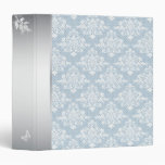Winter Frost Damask Binder