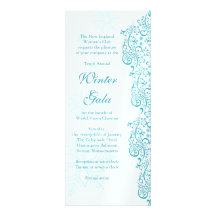 Winter Gala Fundraiser Corporate Party Invitation