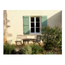 winter garden postcard