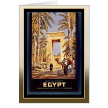 Winter in Egypt Greeting Card