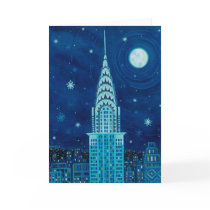 Winter in New York City Card