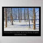 Winter In Yellowstone Posters