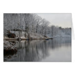 Winter Lake Greeting Card