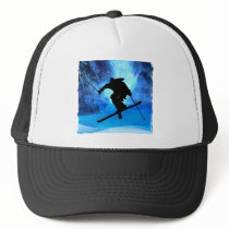 Winter Landscape and Freestyle Skier