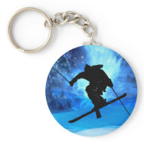 Winter Landscape and Freestyle Skier
