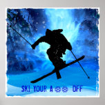 Winter Landscape and Freestyle Skier Posters