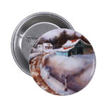 Winter Landscape Button
