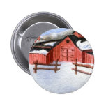 Winter Landscape Button