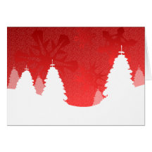 Winter Landscape - Greetings Card
