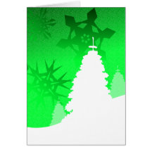Winter Landscape - Greetings Card