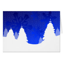 Winter Landscape - Greetings Card