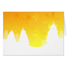 Winter Landscape - Greetings Card