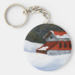 Winter Landscape Keychain