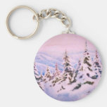 Winter Landscape Keychain