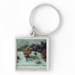 Winter Landscape With The Dents Du Midi, 1876 keychains