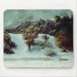 Winter Landscape With The Dents Du Midi, 1876 mousepads