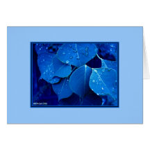Winter Leaves Greeting Cards