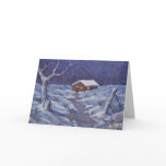 Winter night cards
